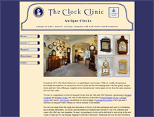 Tablet Screenshot of clockclinic.co.uk